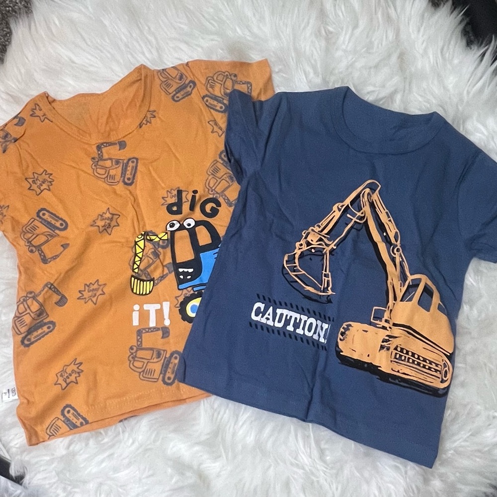 Toddler boys truck tees 3prs